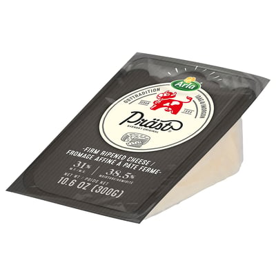 Afbeelding toont ARLA PRÄST kaasverpakking.