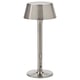 AVHÅLL Draagbare led-lamp, op batterijen dimbaar/vernikkeld buiten, 29 cm