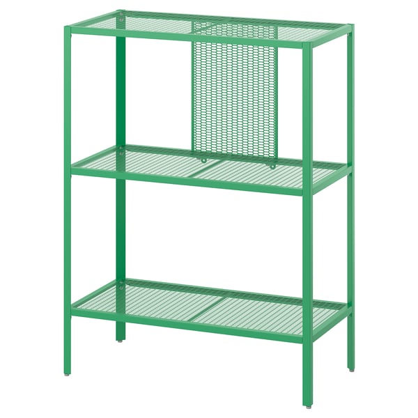 BAGGEBO Open kast, heldergroen, 60x30x80 cm
