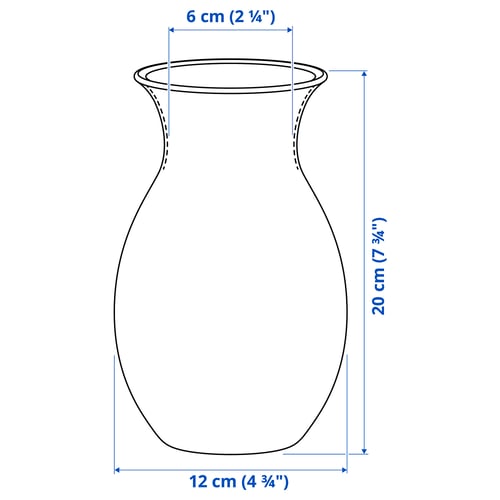 Illustratie met afmetingen voor het product: BERGKÖRSBÄR.