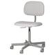 BLECKBERGET bureaustoel in grijs met gewatteerde zitting en rugleuning, 5 zwenkwielen, stervoet. Modern & ergonomisch.