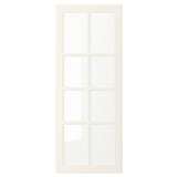 Een witte BODBYN kastdeur met een klassiek design, met vierkante panelen en een glad gelakte afwerking.