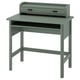 BRYTNING Bureau met opbouwdeel, groen, 85x53 cm