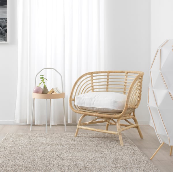 BUSKBO Fauteuil, rotan