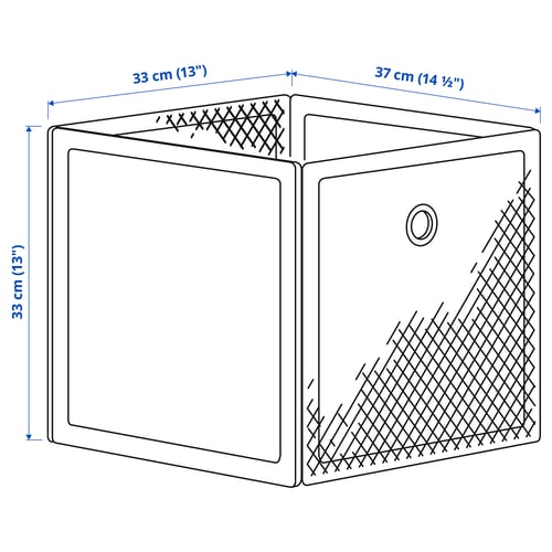Illustratie met afmetingen voor het product: DRÖNJÖNS.