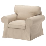 EKTORP Hoes fauteuil, Naggen beige