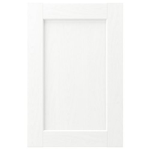 ENKÖPING witte kastdeur, rechthoekig, eenvoudig ontwerp met houtachtige nerf.