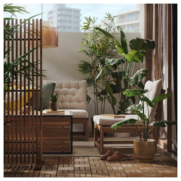 FEJKA Kunstplant, binnen/buiten monstera, 19 cm