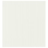 Een FÖRVALTARE witte deur. Het is rechthoekig, gemaakt van vezelplaat en heeft verticale lijnen. Het ontwerp is minimalistisch en modern.