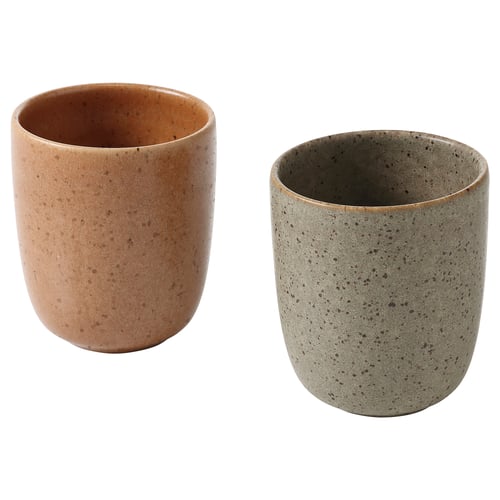 GRÅRÄV Beker, veelkleurig, 34 cl