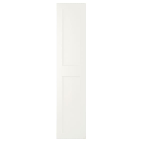 GRIMO: witte deur met twee panelen en gedurfde omlijsting, klassiek ontmoet modern design.