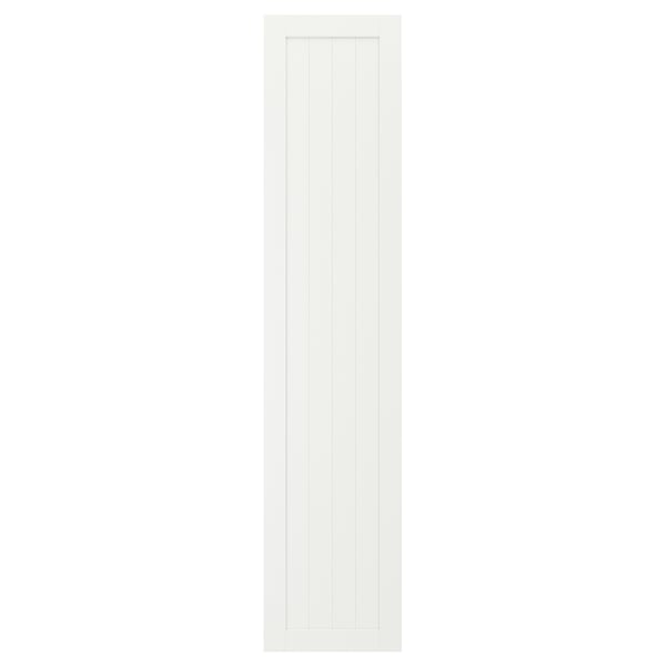 Witte GULLABERG deur, rechthoekig met verticale panelen, elegant design.