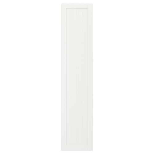 Witte GULLABERG deur, rechthoekig met verticale panelen, elegant design.