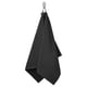 GULVIAL beige handdoek hangt netjes, zacht en donzig, rechthoekig met gestructureerd oppervlak.