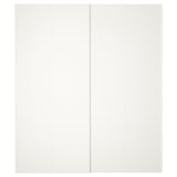 HASVIK kastdeuren: modern, mat wit, abs kunststof & spaanplaat met softclose