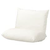 Het HAVSTEN witte buitenkussen heeft een pluche, vierkante vorm met uitnodigende, afgeronde hoeken en biedt een comfortabele en stijlvolle zitmogelijkheid.