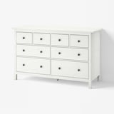 HEMNES Ladekast 8 lades, wit gebeitst, 160x96 cm