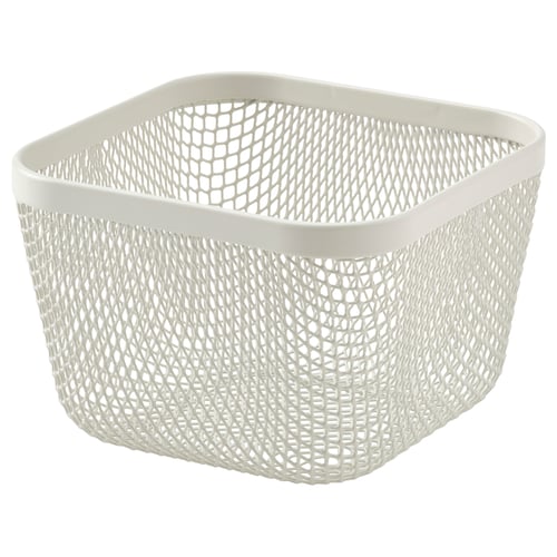 IKEA 365+, wit, gaasmand, vierkant, staal met kunststofcoating.