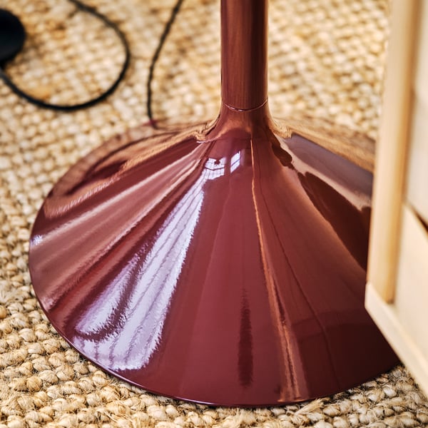 IKEA PS 2026 Staande uplight, donkerrood, 182 cm