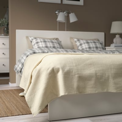 INDIRA Sprei, naturel/ongebleekt katoen, 230x250 cm