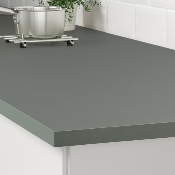 Modern aanrecht, schoon grijs JÄRSTORP-model, gemakkelijk af te vegen, duurzaam, moderne stijl.