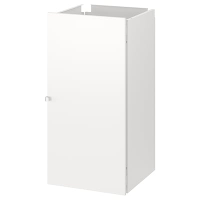 Witte JOSTEIN stalen kast, enkele deur, verticale opslag.