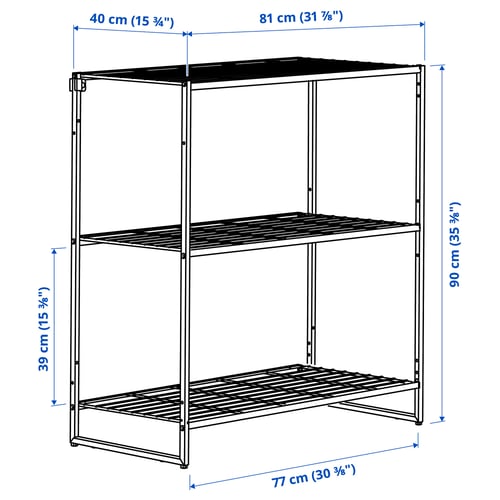 Illustratie met afmetingen voor het product: JOSTEIN.