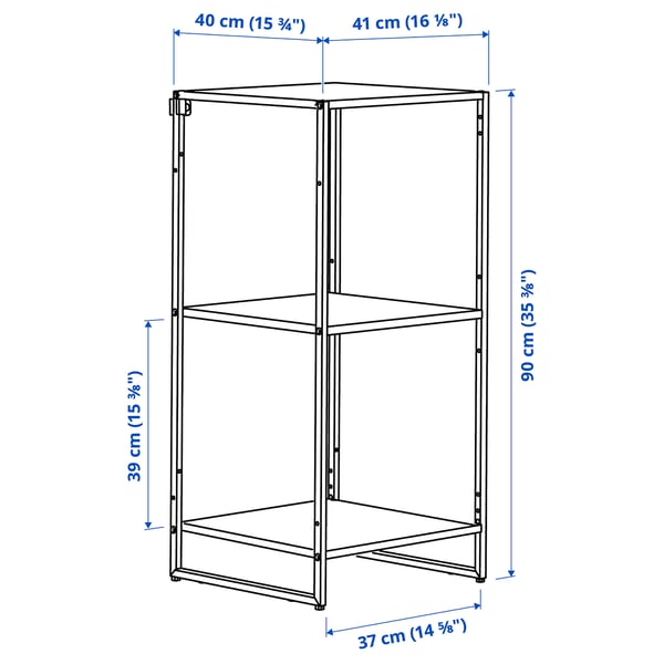 Illustratie met afmetingen voor het product: JOSTEIN.