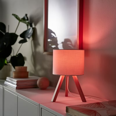 KAJPLATS Led-lamp E14 806 lumen, smart gekleurd en wit spectrum/globe/opaalwit, 45 mm