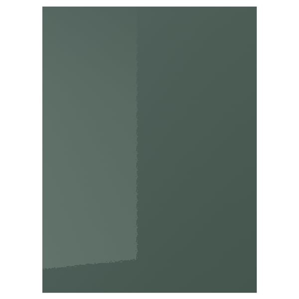 KALLARP teal hoogglans kastdeur, strak design, duurzaam gerecycled plastic.
