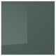 KALLARP hoogglans groene keukenkastdeur, strak, modern design, gerecycled plastic.