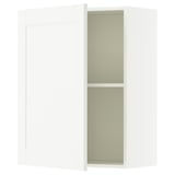 KNOXHULT witte wandkast met enkele plank, modern design, gemakkelijke toegang.