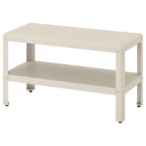 KOLBJÖRN Stellingkast, beige buiten/binnen, 80x45 cm