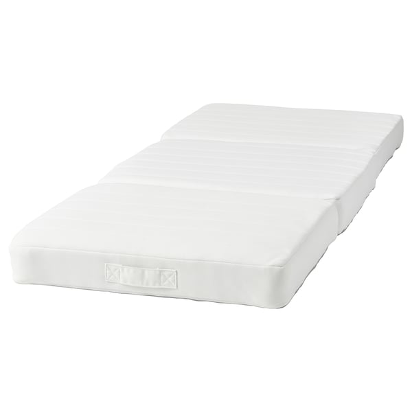 KOMPISHÄNG Matras/poef, beige/rood, 80x200 cm