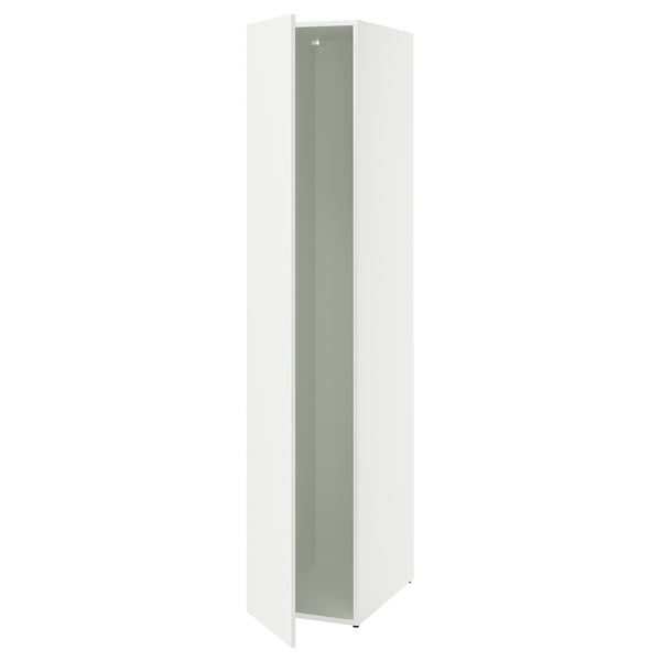LASTARE Frame met deur, wit, 40x62x200 cm