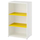 LASTARE Opbergcombinatie, wit/geel, 60x42x101 cm