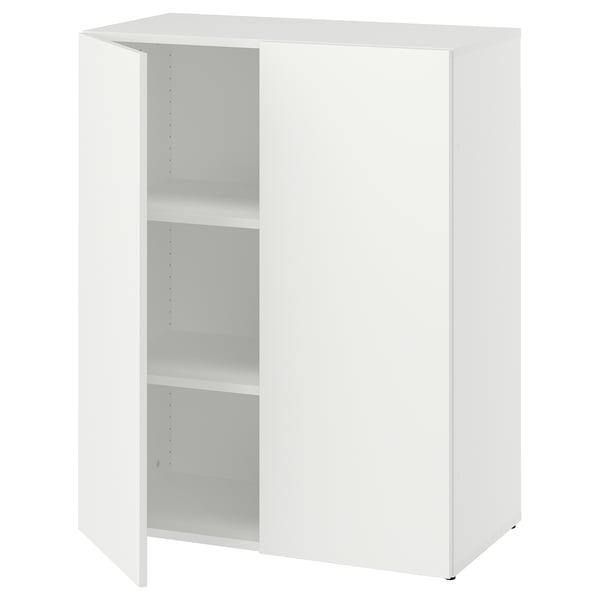 LASTARE Opbergcombinatie, wit, 80x42x101 cm