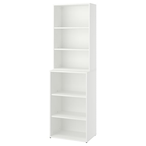 LASTARE Plankencombinatie, wit, 60x42x201 cm