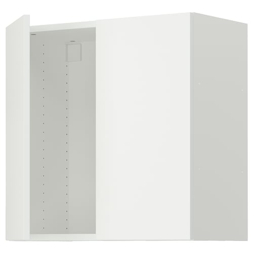 LASTARE Wandgemonteerd frame met deuren, wit, 60x32x60 cm