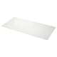 LOCKEBO Maatwerkblad, wit marmerpatroon/glas composiet, 1 m²x2.0 cm