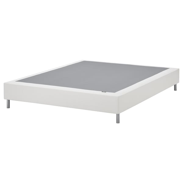 LYNGÖR Matrasbodem met binnenvering, incl poot/wit, 140x200 cm