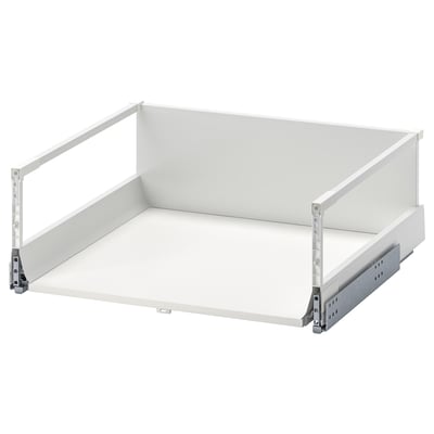 MAXIMERA lade, wit, melamine & staal, rechthoekig, modern design.