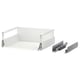 MAXIMERA ladeset: wit, metalen rails, soft-close, 25 jaar garantie.