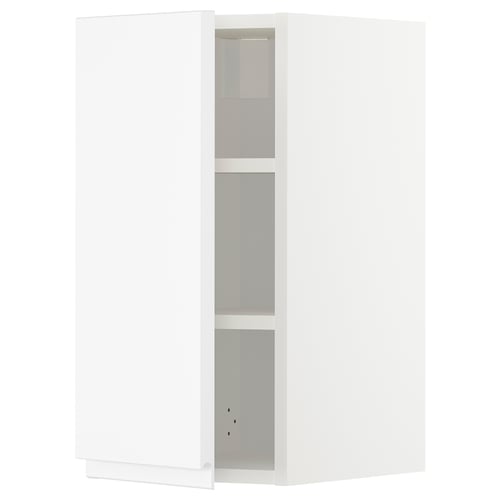 METOD witte keukenkast, modern & minimalistisch, matte afwerking, vierkante vorm, verstelbare plank.