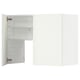 Witte METOD keukenkast, rechthoekig, drie legplanken, ventilatiegat, klikscharnieren.