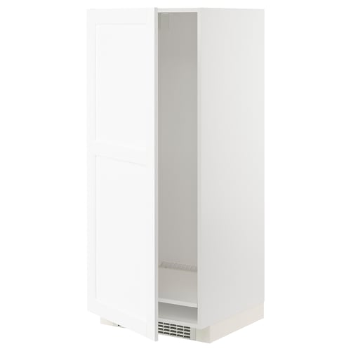 Witte METOD keukenkast, strak design met verstelbare plank, linker of rechter scharnier optie.
