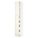 Witte METOD keukenkast, hoog met planken, klassiek design.