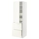 Witte METOD keukenkast met deur en planken.