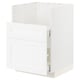 Ikea METOD witte keukenkast, modern design, hoog met lades.