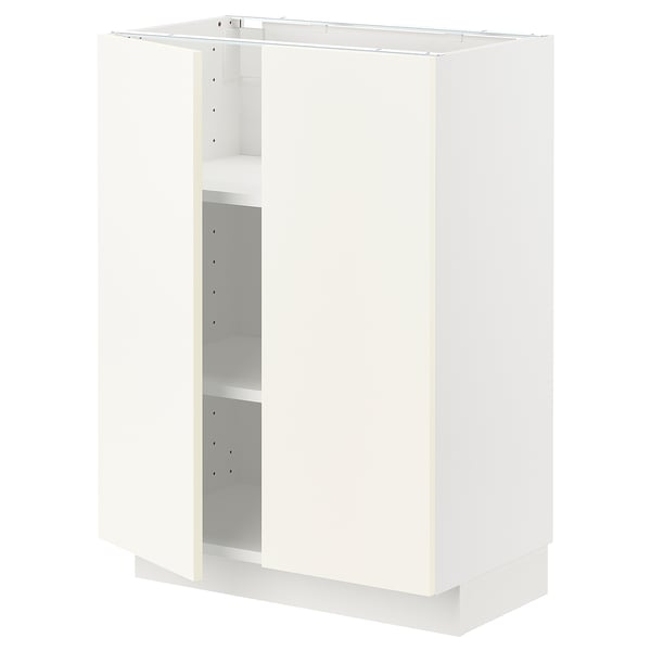 Ikea METOD witte keukenkast, rechthoekig, minimalistisch design, onderdeel van METOD keukensysteem.